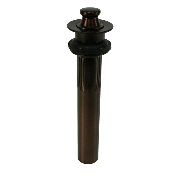 Jones Stephens Old World Bronze Lavatory Lift and Turn Drain without Overflow P3500WB